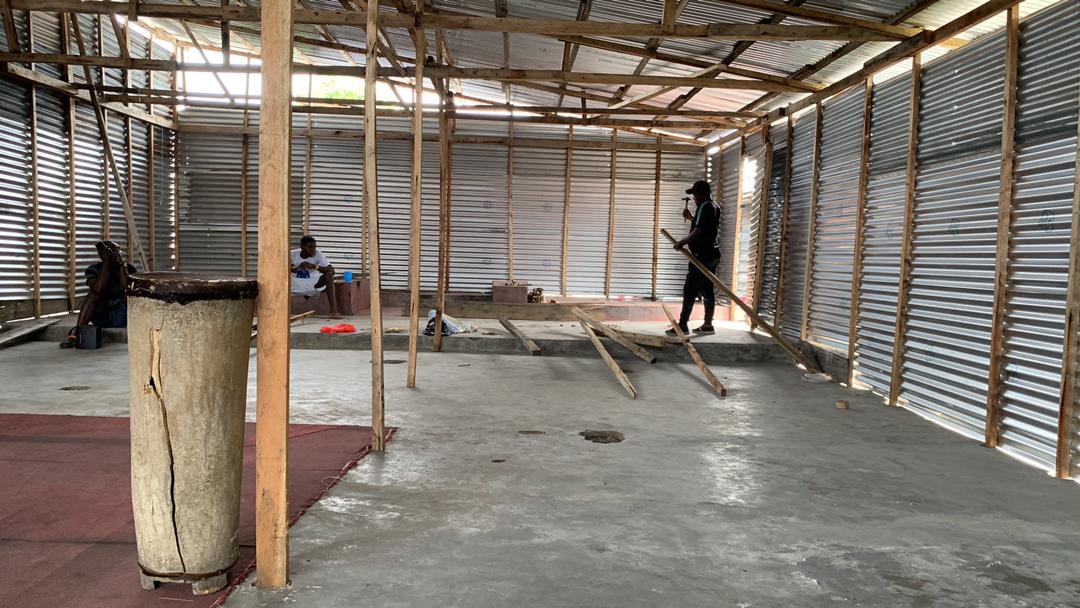 Construction de l'église